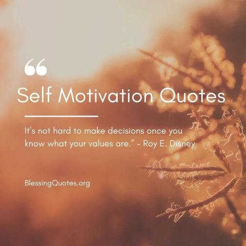 Self Motivation Quotes