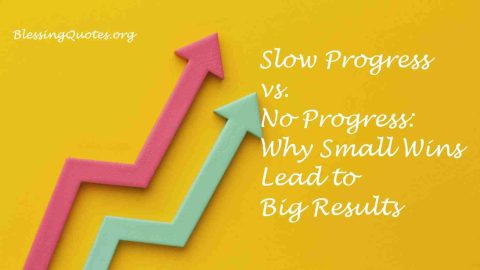 Slow Progress vs. No Progress