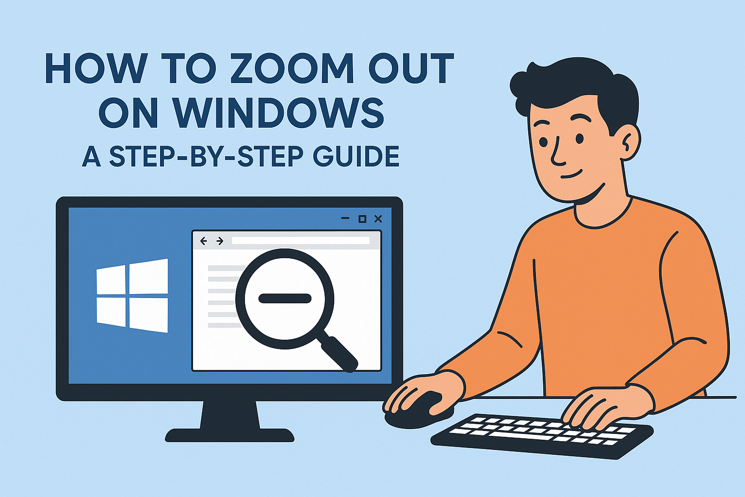 Zoom Out on Windows