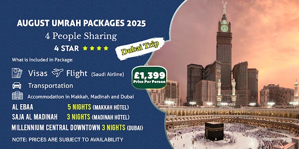 August Umrah from UK