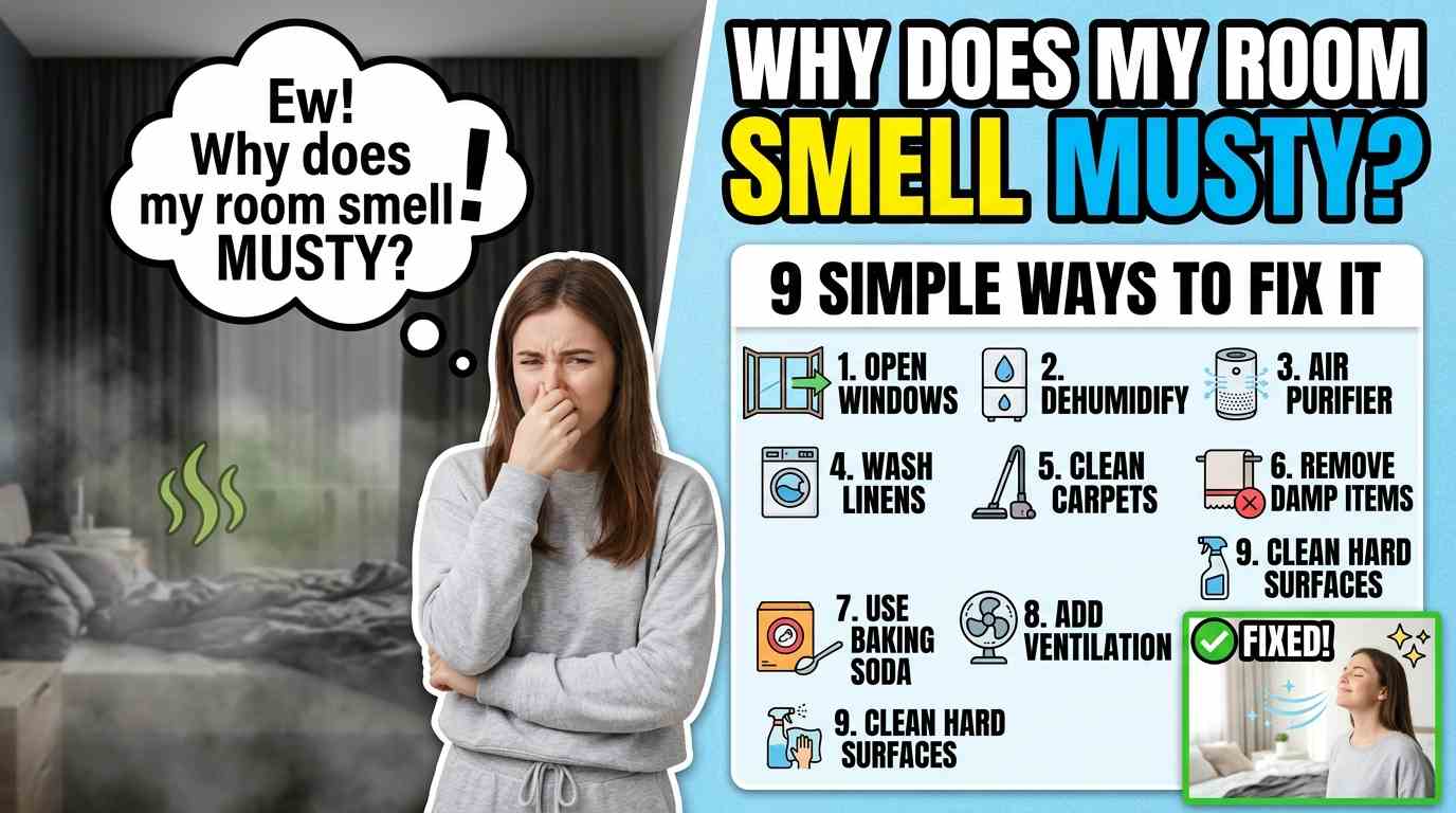 Why Does My Room Smell Musty? 9 Simple Ways to Fix It