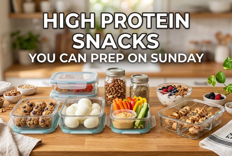 High Protein Snacks You Can Prep on Sunday