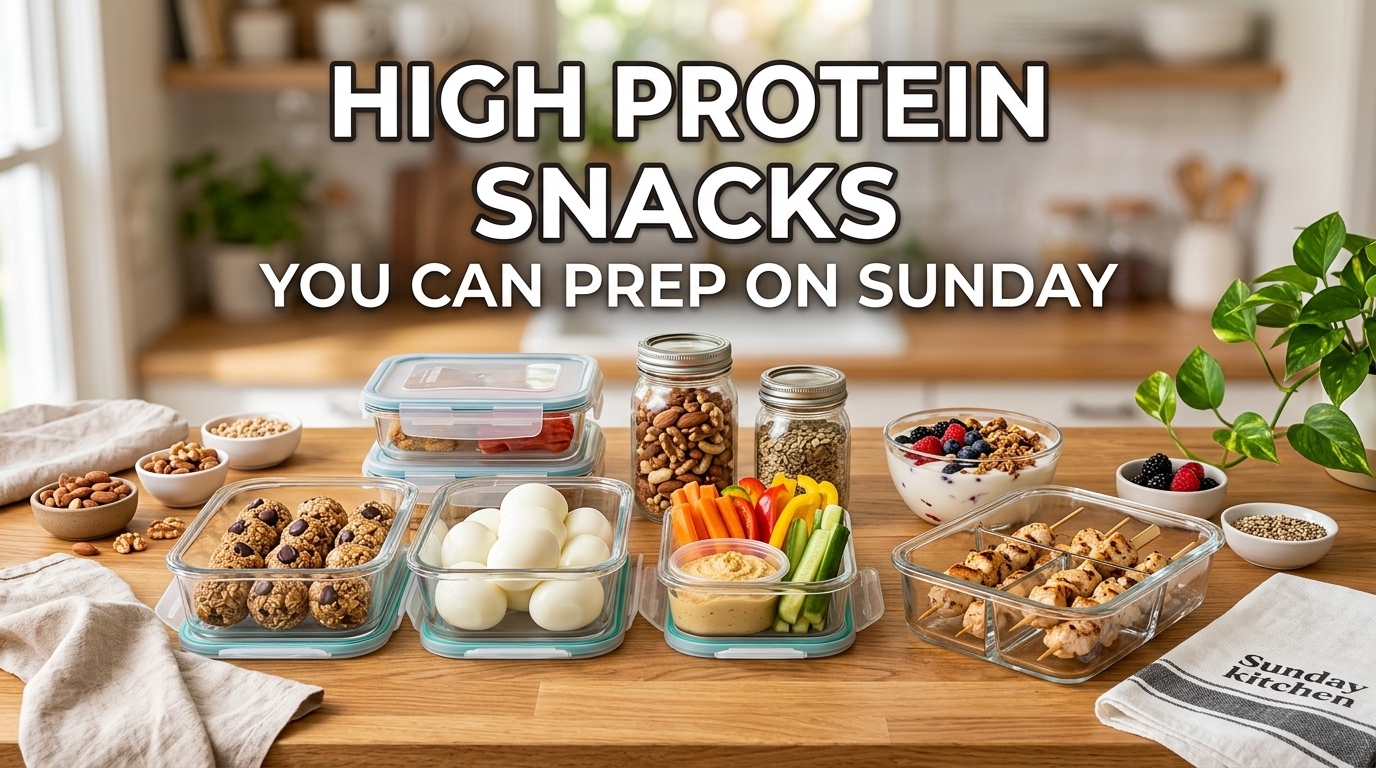 High Protein Snacks You Can Prep on Sunday High Protein Snacks You Can Prep on Sunday