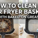 Clean an Air Fryer Basket With Baked On Grease