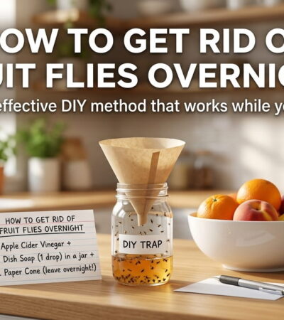 How to Get Rid of Fruit Flies Overnight