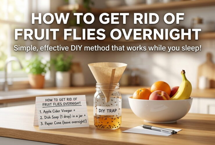 How to Get Rid of Fruit Flies Overnight