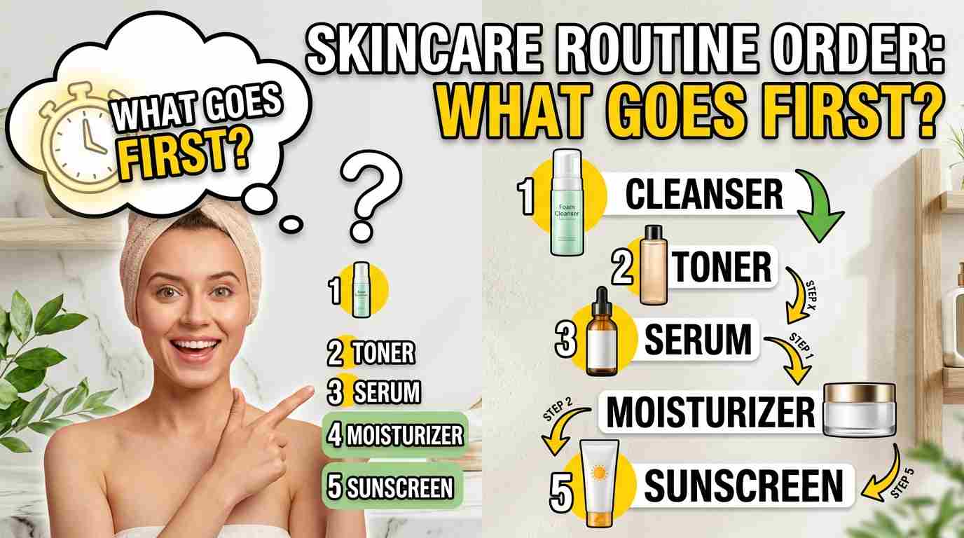 Skincare Routine Order: What Goes First? Skincare Routine Order: What Goes First?