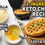 Two-Ingredient Keto Chaffle Recipe - Easy & Delicious