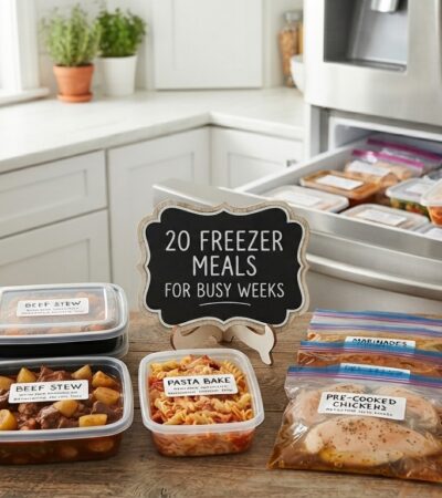 20 Freezer Meals for Busy Weeks