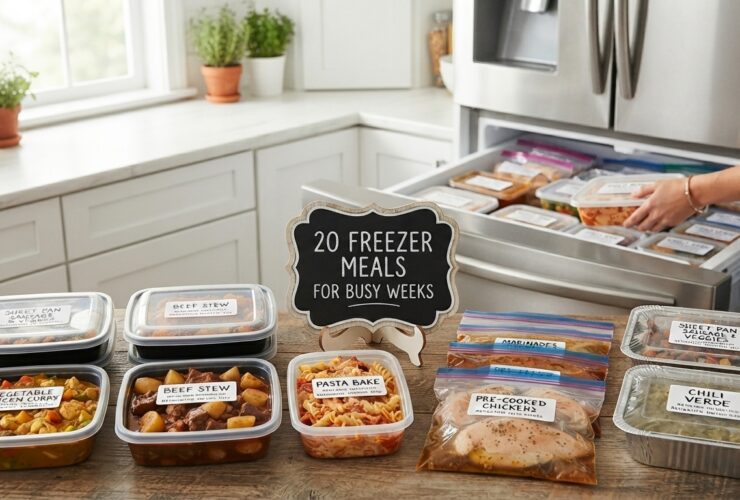 20 Freezer Meals for Busy Weeks