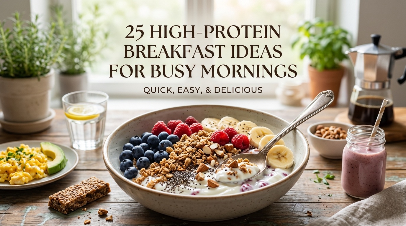 25 High-Protein Breakfast Ideas for Busy Mornings