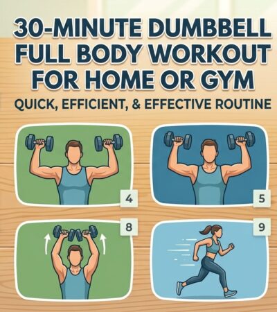 30-Minute Dumbbell Full Body Workout for Home or Gym