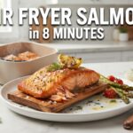 Air Fryer Salmon in 8 Minutes