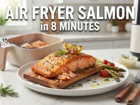 Air Fryer Salmon in 8 Minutes