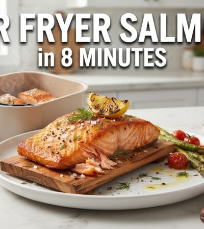 Air Fryer Salmon in 8 Minutes