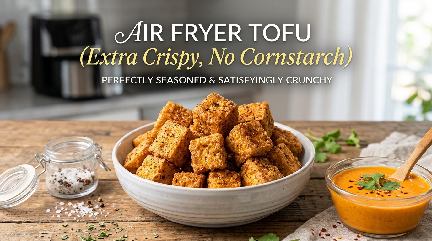 Air Fryer Tofu (Extra Crispy, No Cornstarch)