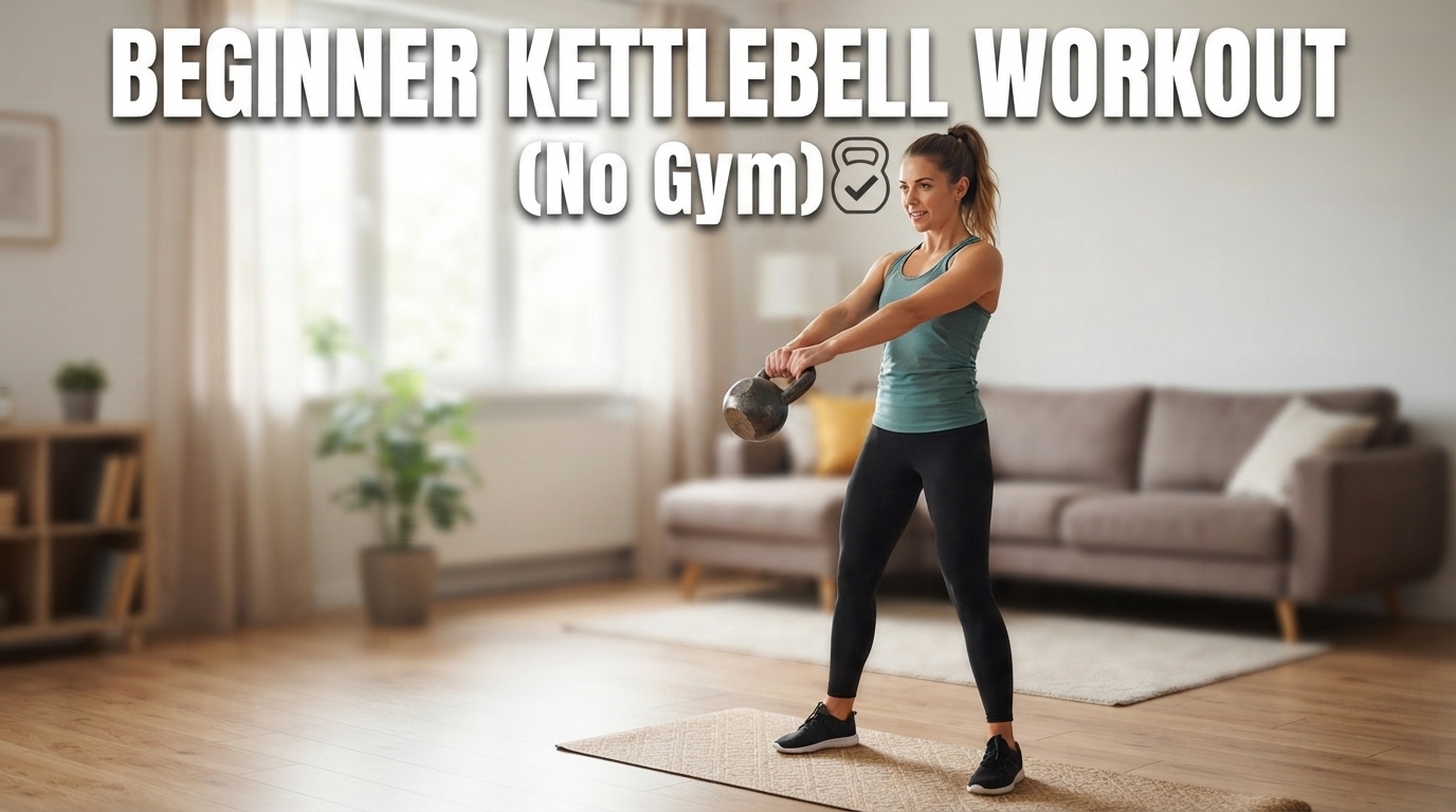 Beginner Kettlebell Workout (No Gym)