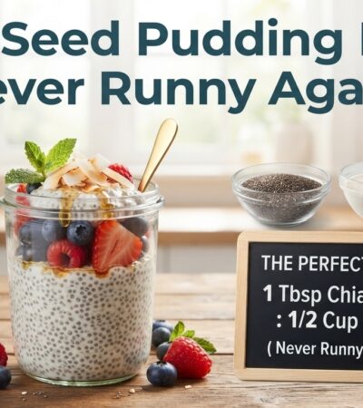 Chia Seed Pudding Ratio Never Runny Again