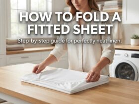 HOW TO FOLD A FITTED SHEET