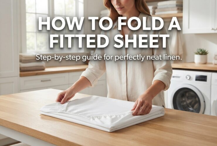 HOW TO FOLD A FITTED SHEET