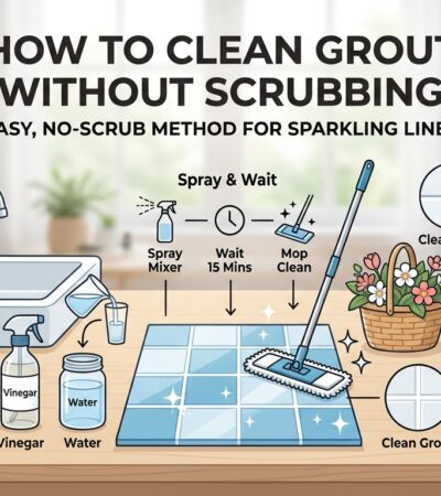 How to Clean Grout Without Scrubbing