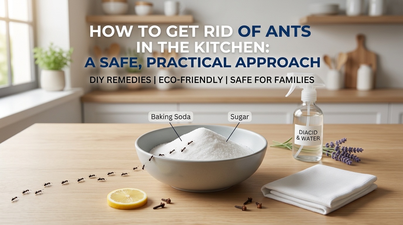 How to Get Rid of Ants in the Kitchen: A Safe, Practical Approach