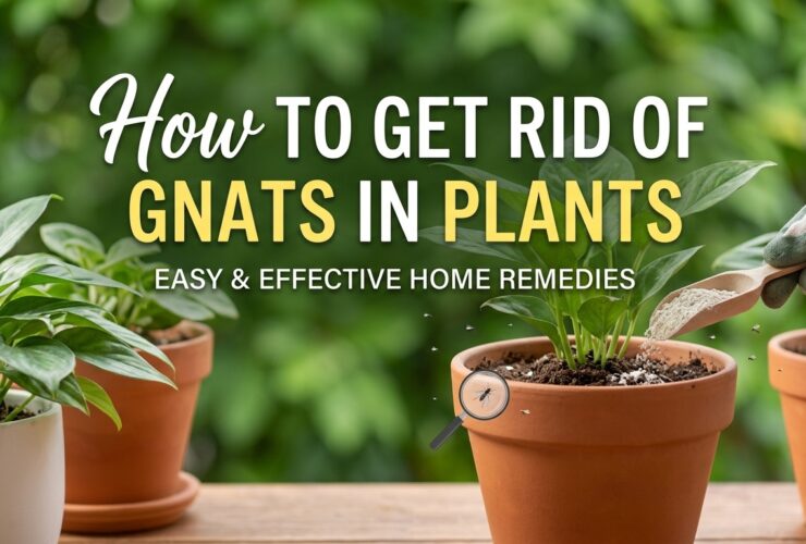 How to Get Rid of Gnats in Plants.