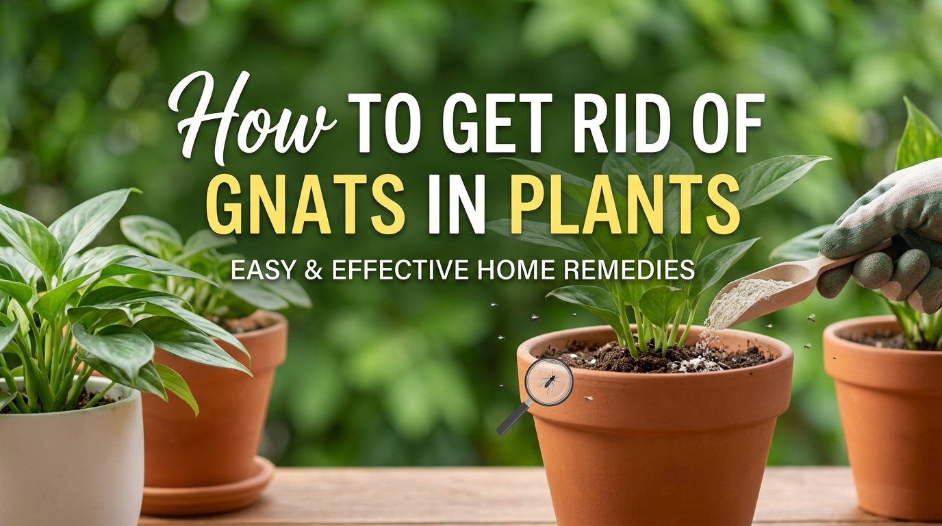How to Get Rid of Gnats in Plants.
