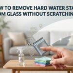 How to Remove Hard Water Stains from Glass Without Scratching It