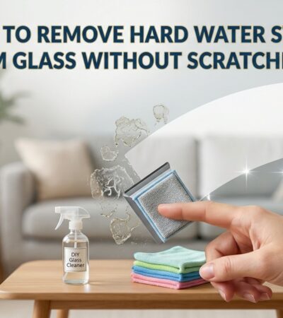 How to Remove Hard Water Stains from Glass Without Scratching It