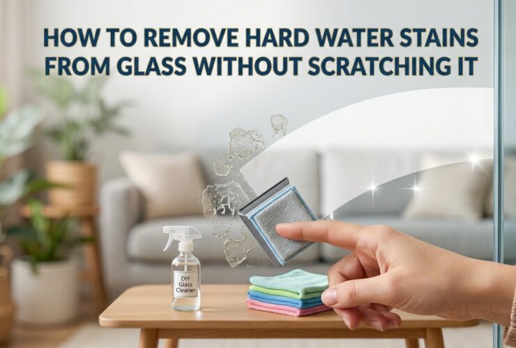 How to Remove Hard Water Stains from Glass Without Scratching It