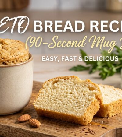 Keto Bread Recipe (90-Second Mug Bread)