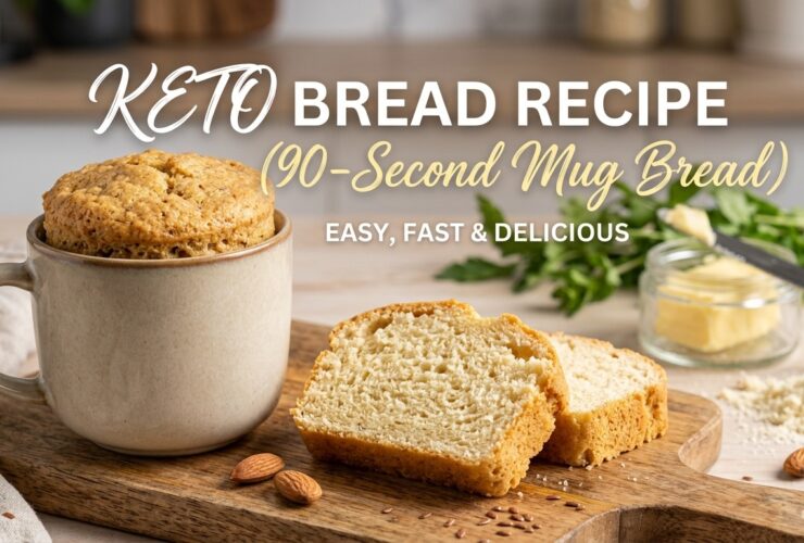 Keto Bread Recipe (90-Second Mug Bread)