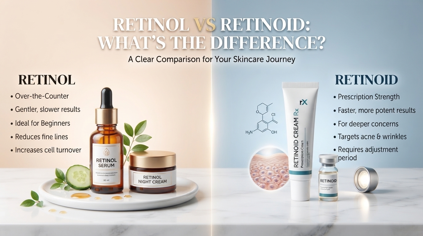 Retinol vs Retinoid: What’s the Difference? Retinol vs Retinoid: What’s the Difference?